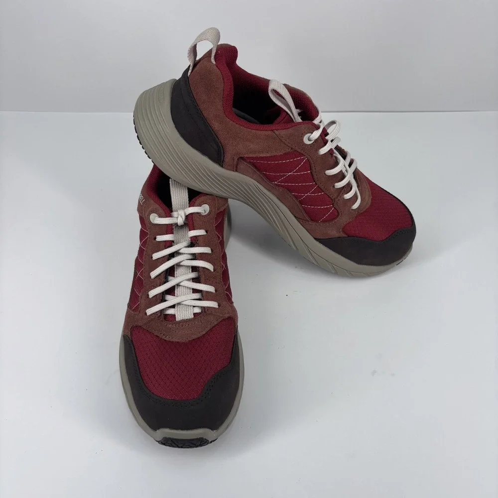 Merrell Alpine Carbon Fiber Toe Work Sneakers Women's US‎ 8.5 Red/Brown J005240